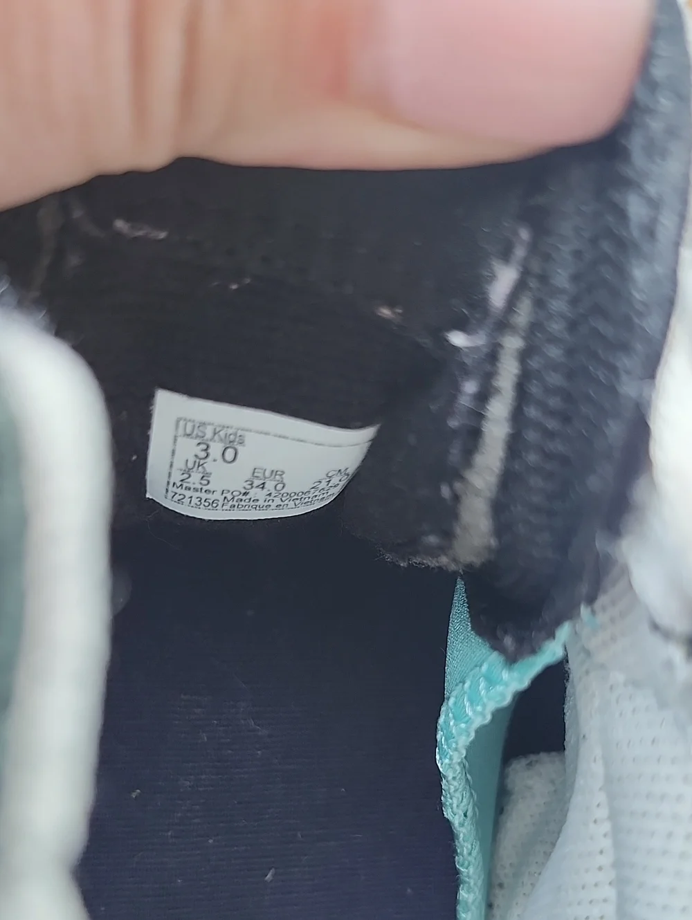 Vans Sailor MOON Kids High-Top Vans Sneakers - Black & Teal Size 3